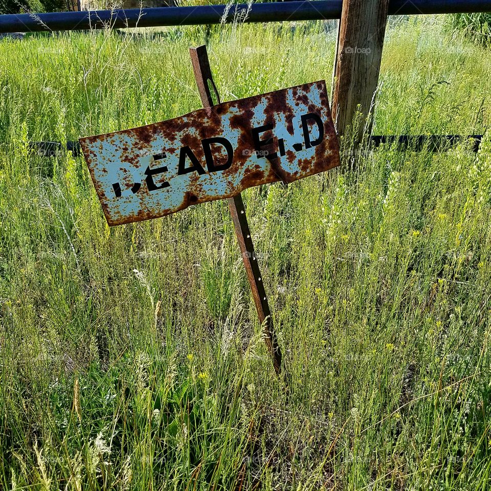 A dead Dead End sign