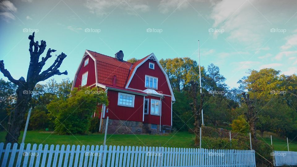 very typical 1800s Swedish house
