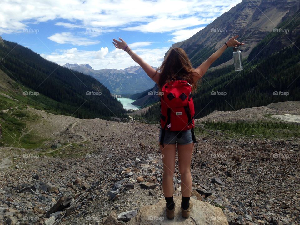 Hike was long and hard but worth the view 