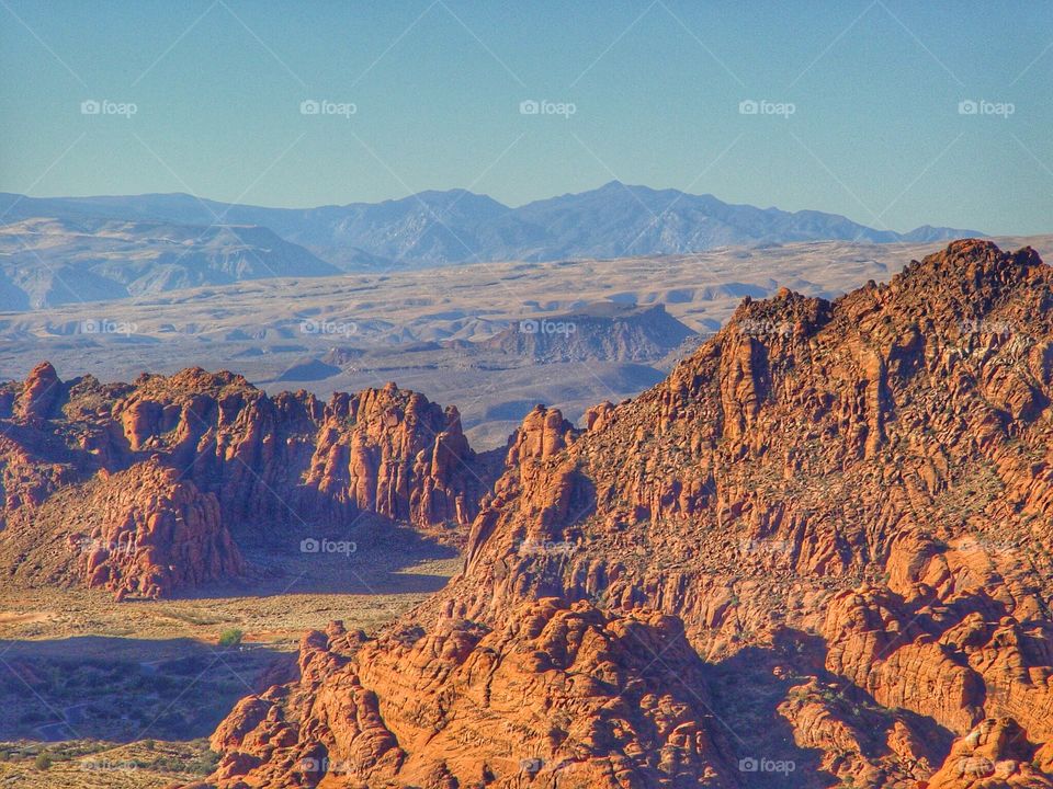 Rocky mountains at Snow Canyon State Park