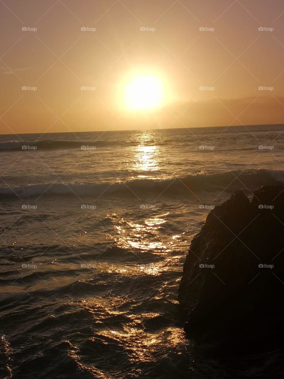 Amanecer en la playa Manzanillo Limón Costa Rica Centroamérica