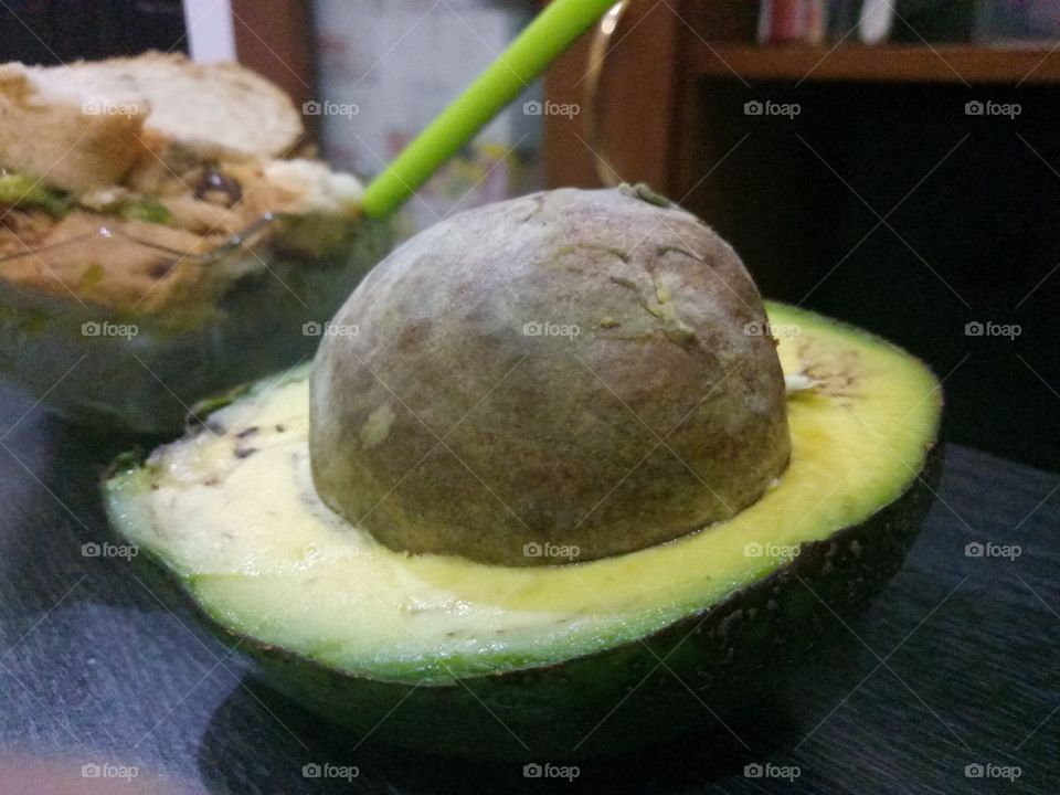 half avocado
