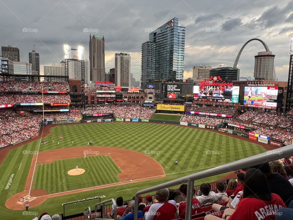 Baseball stadium at St. Louis 