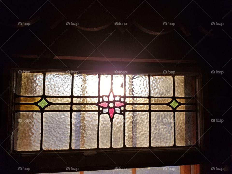 Recycled Stained glass window