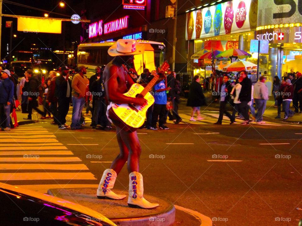 NEW YORK CITY TIMES SQUARE THE UNDERWEAR GUY