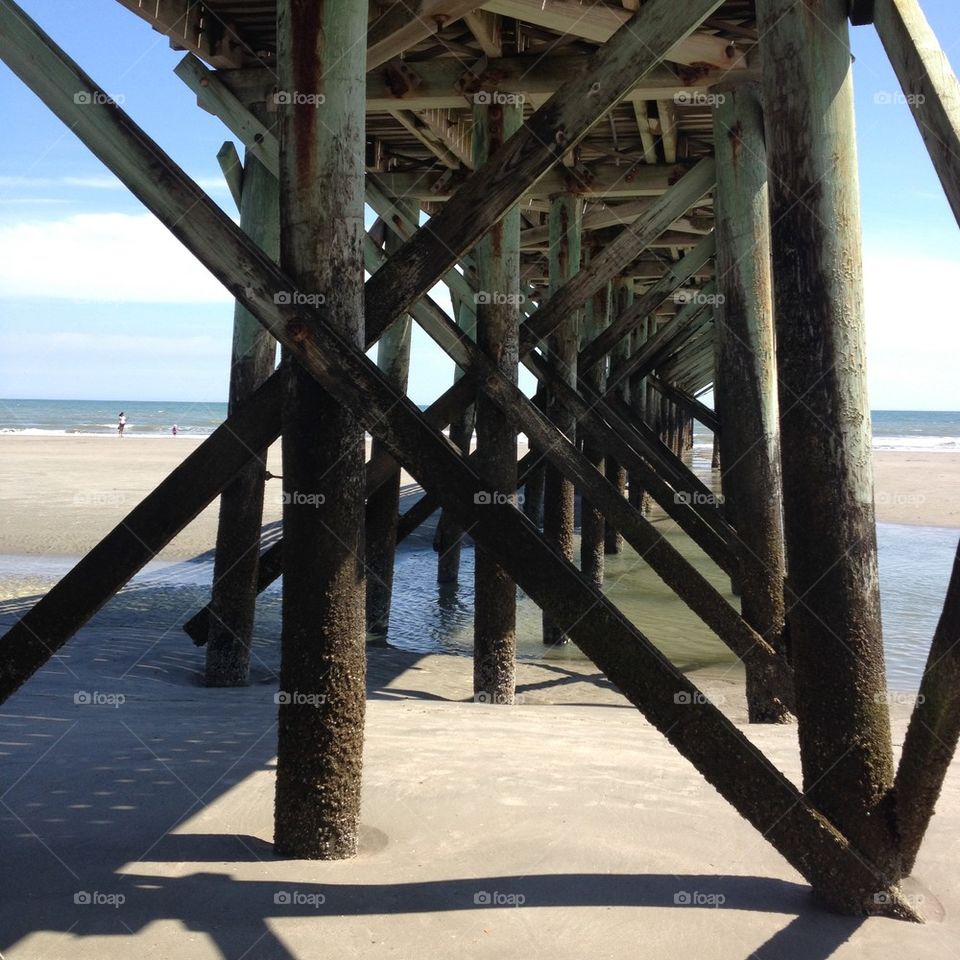Under the pier
