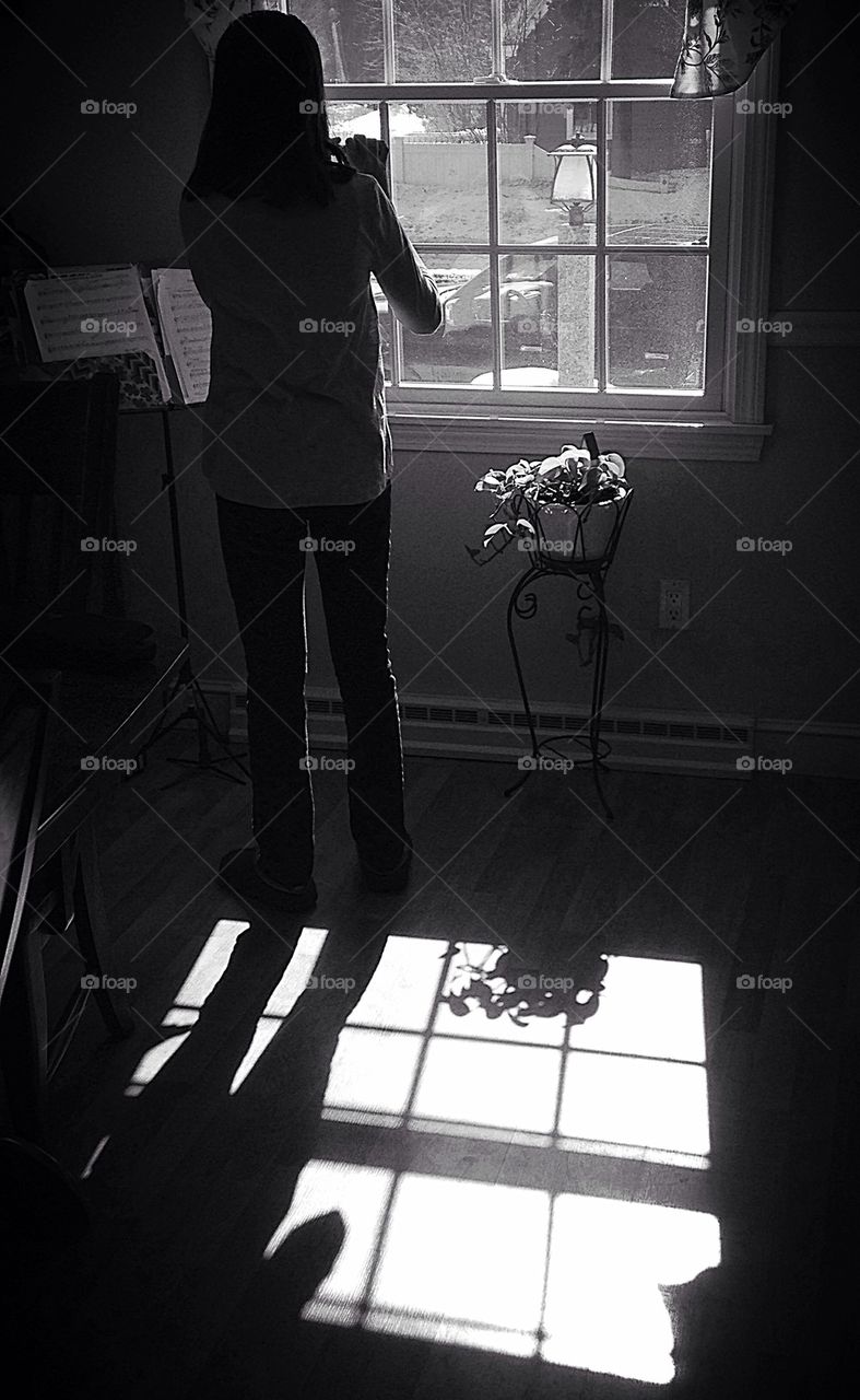 Practicing in the sunshine 