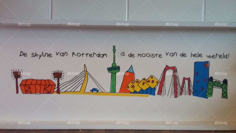The Rotterdam skyline