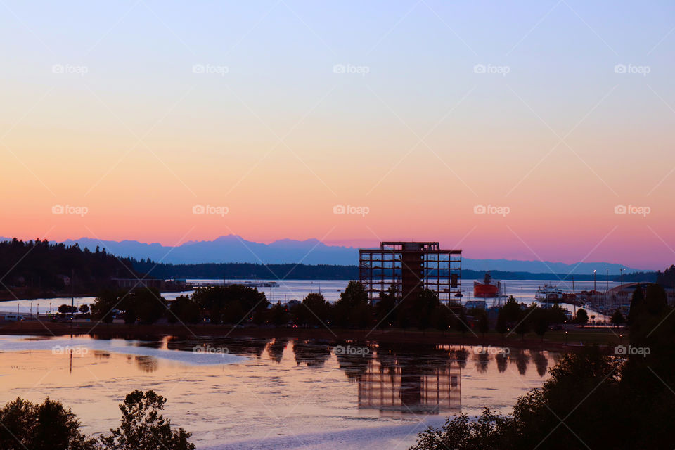 Capital Lake in Olympia, Washington