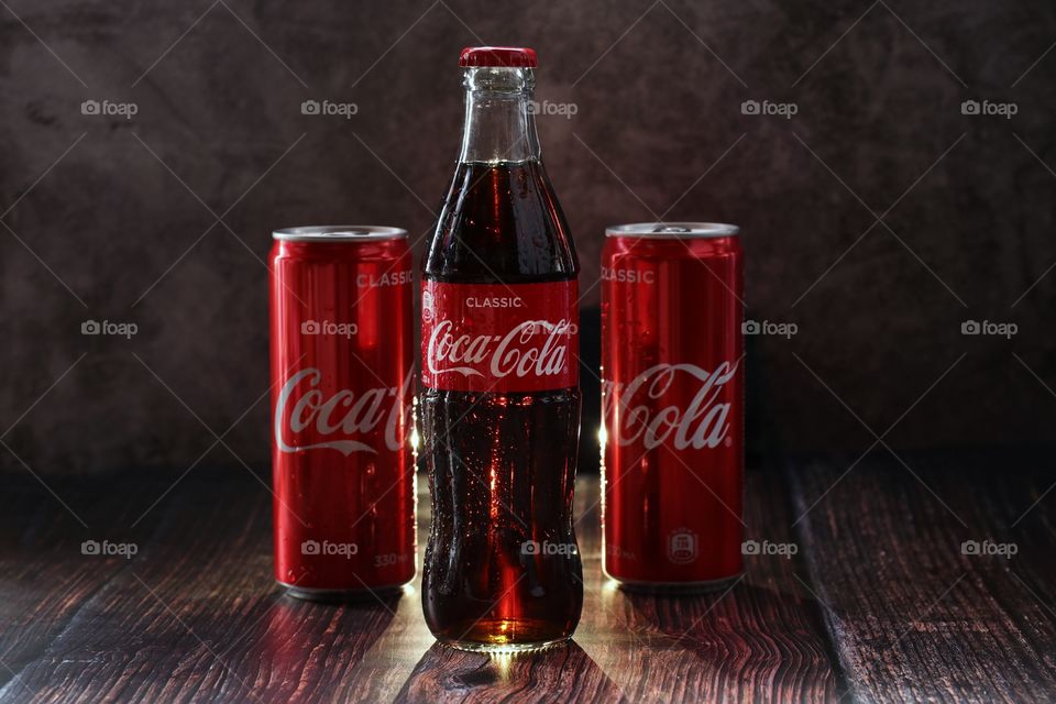 Still life with coca-cola