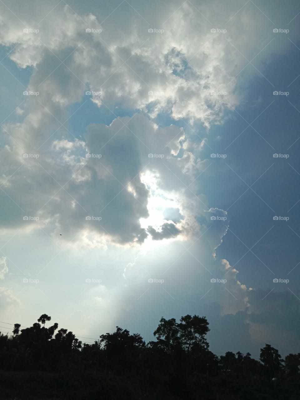 beautiful sky nature