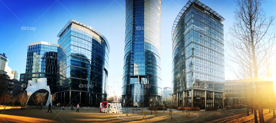 Warsaw Poland modern Skyscraper “Warsaw Spire”