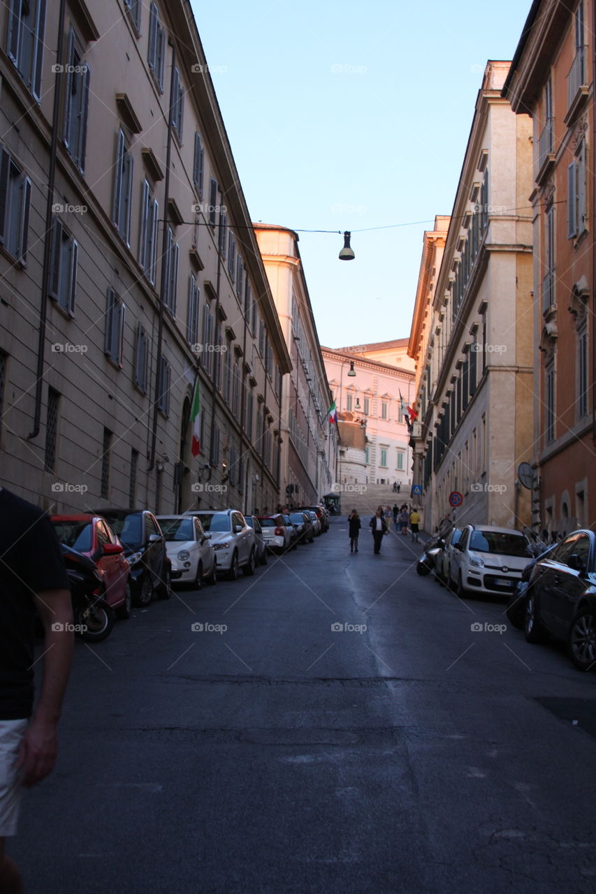 Street in Rome Italy 