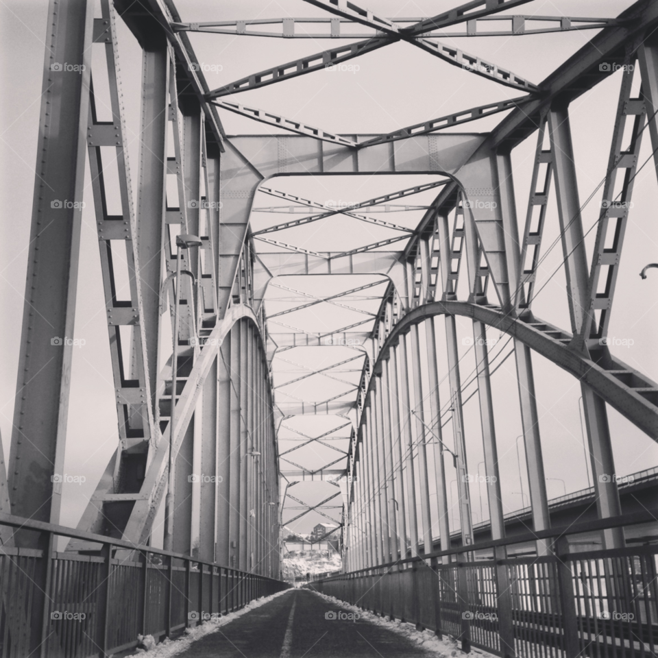 construction bridge by nhogstrom