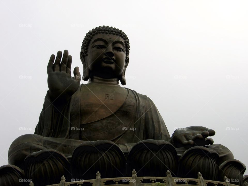 Buddha on Lantau. Po Lin Monastery and the Big Buddha 