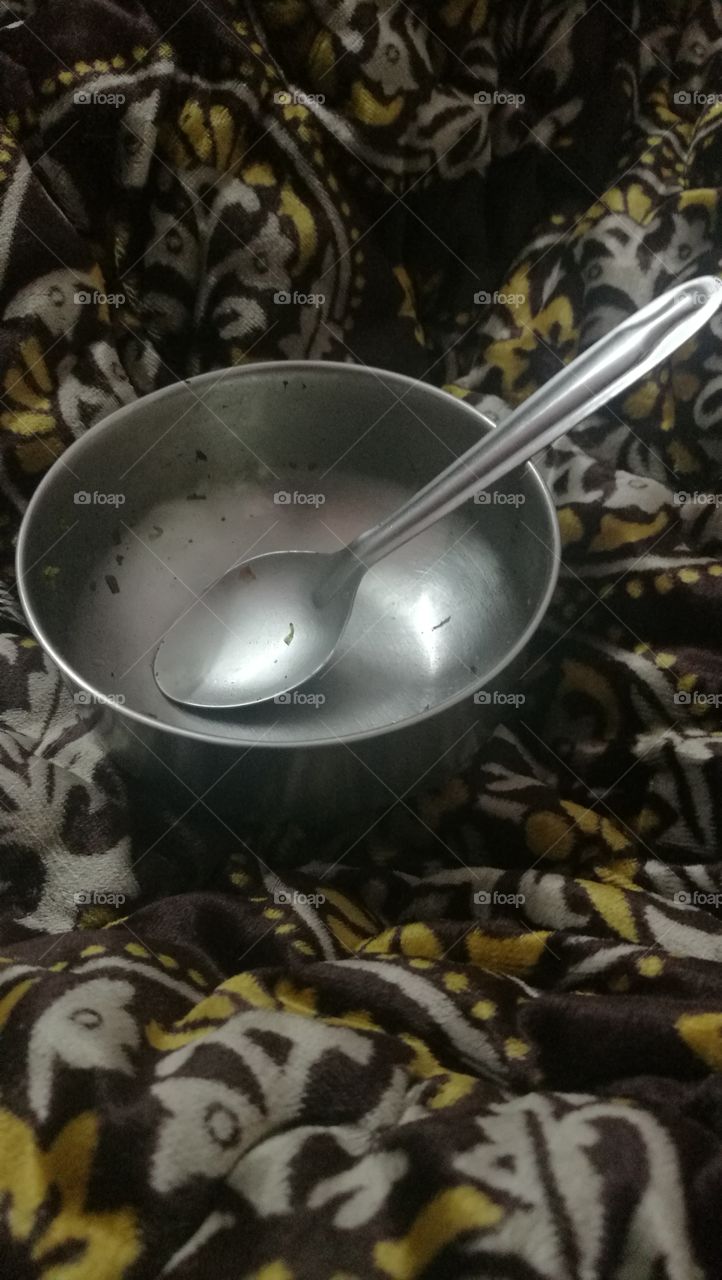 spoon and bowl