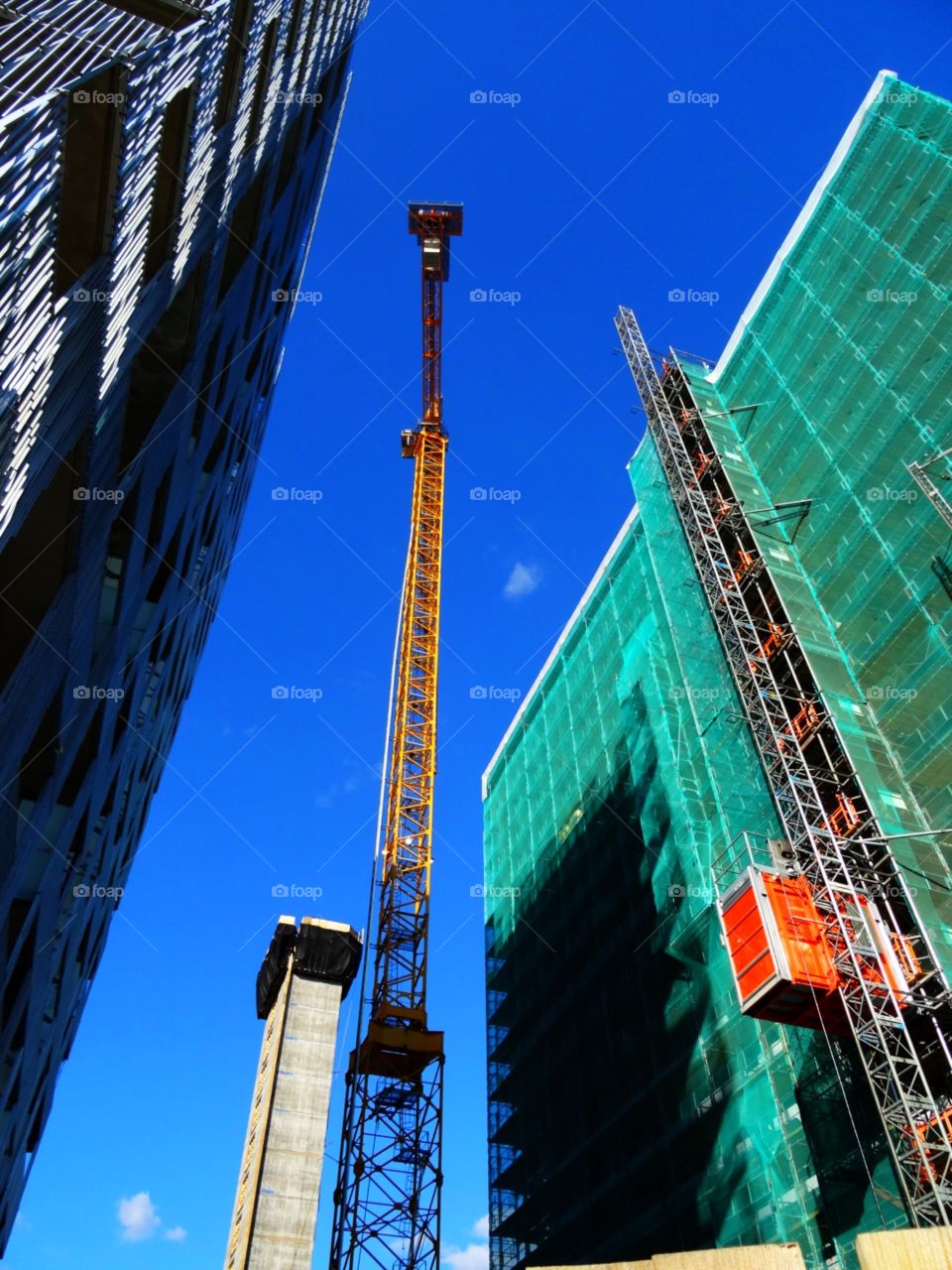 Construction. Construction in the modern area of Oslo, Norway.