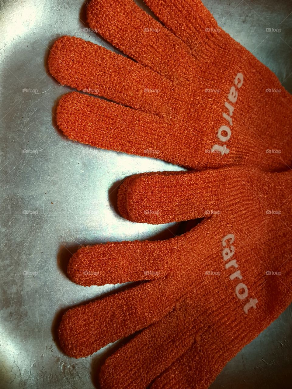 Orange Garden Gloves