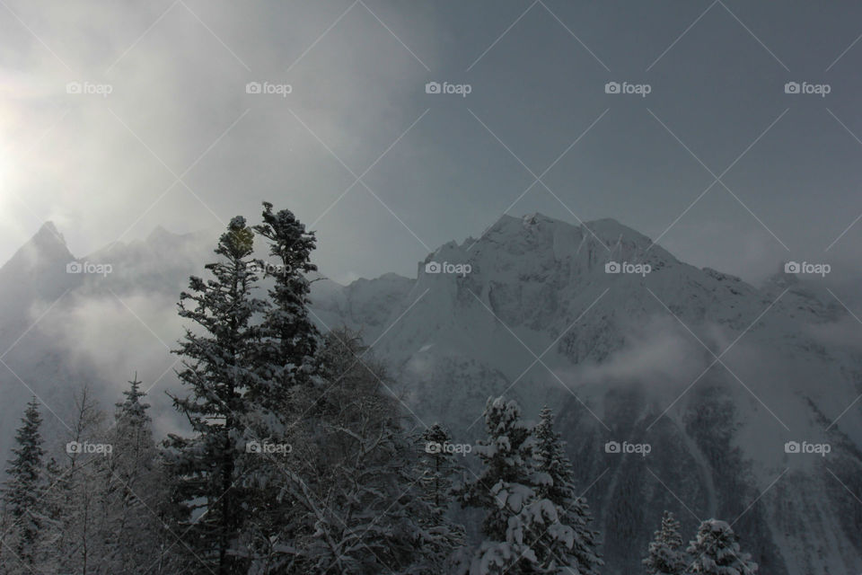 Snowfall approaching