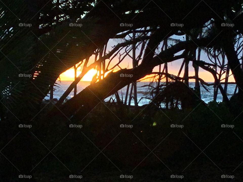 Sunrise in Hawaii