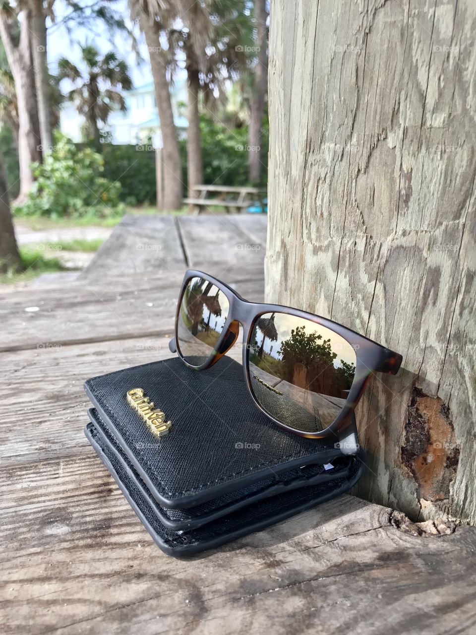 Maui glasses close up