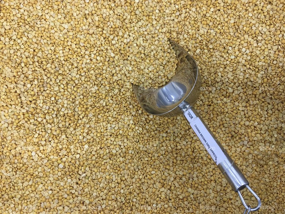 Pulses in supermarket 