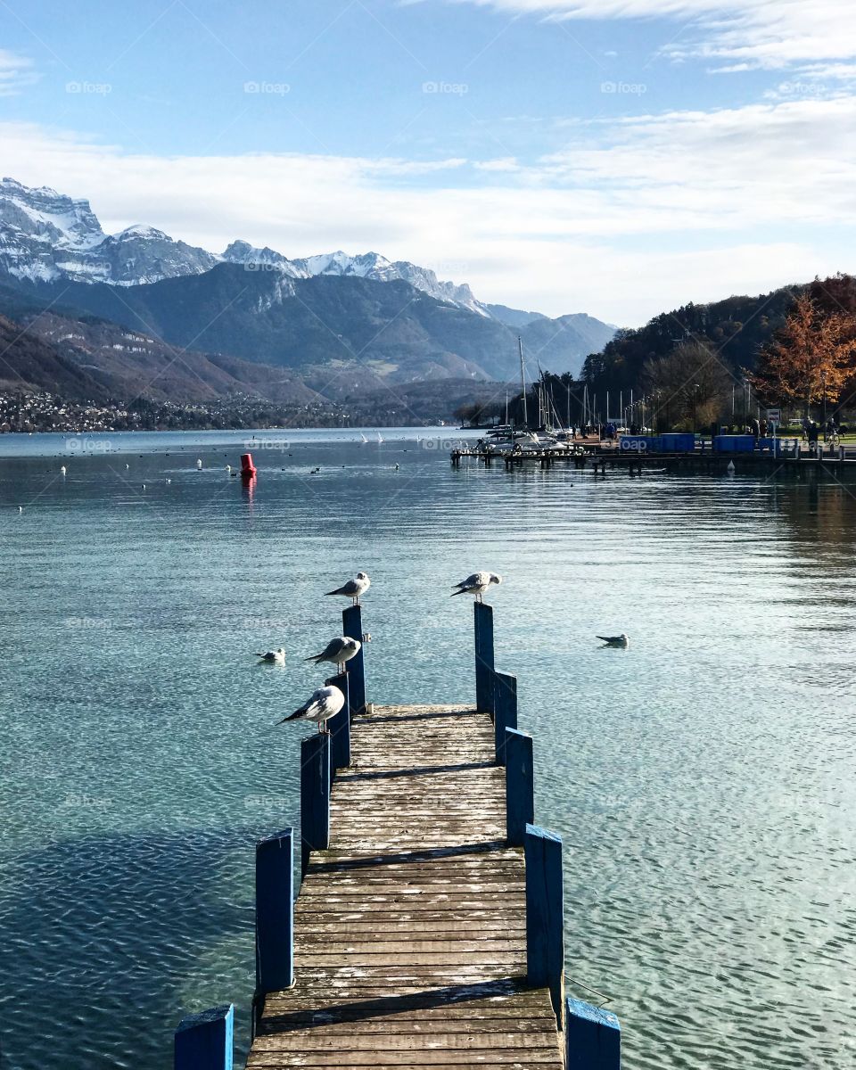 Annecy France lake 