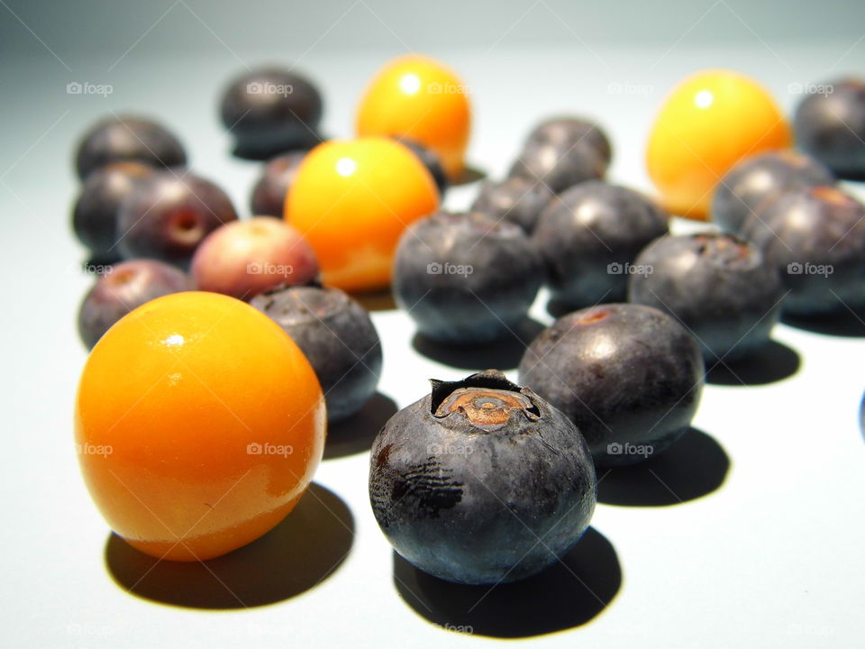 blueberry and golden berry