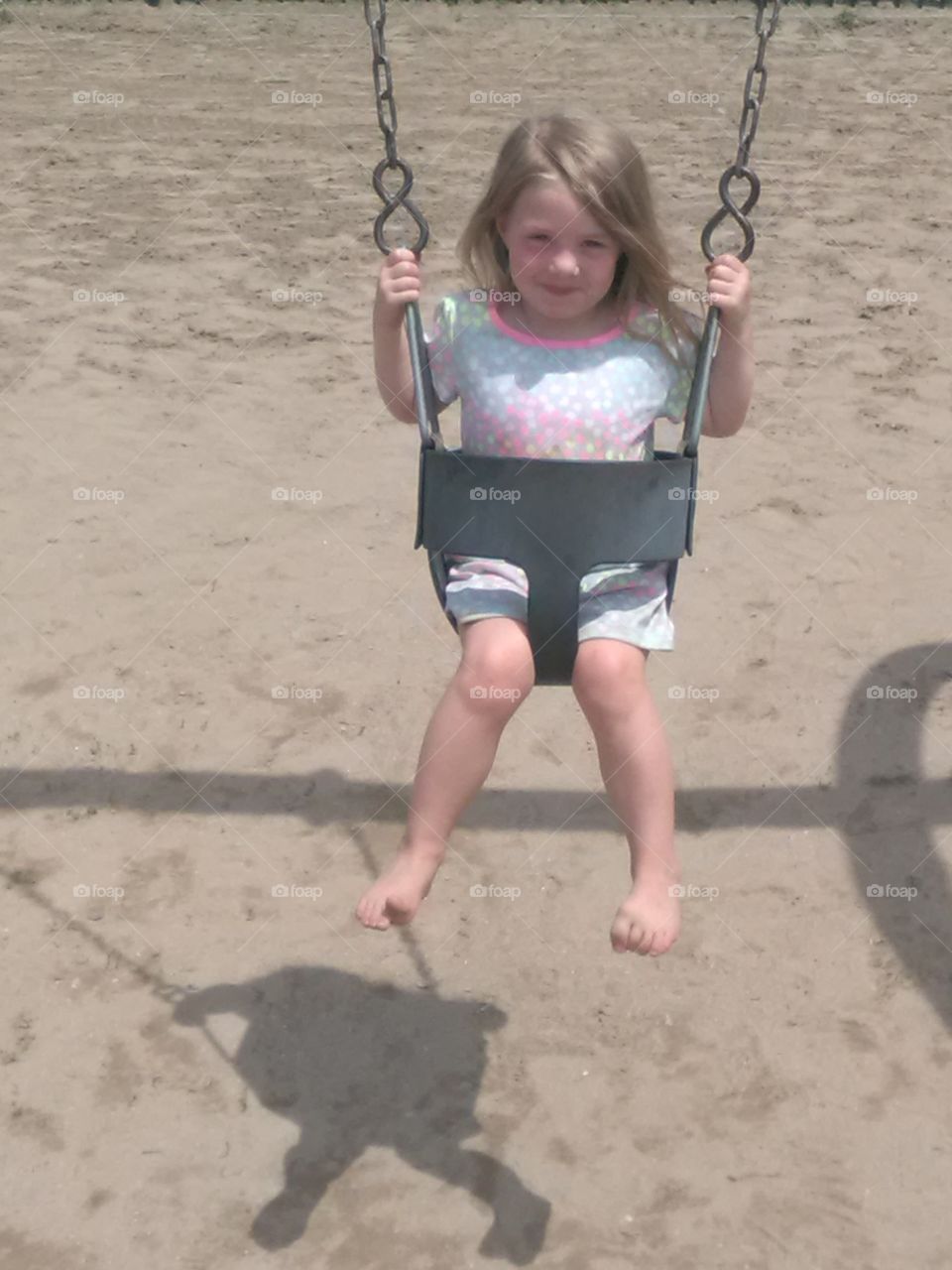 Summer on the swing