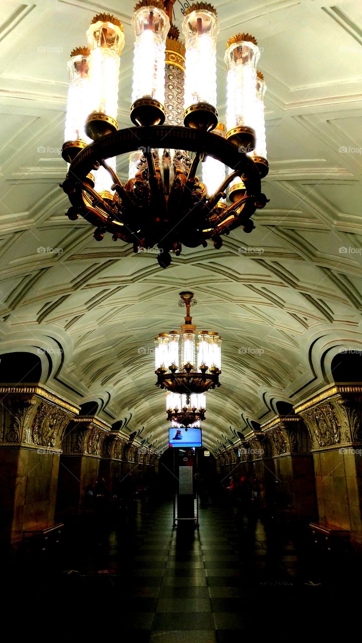 Subway station in Moscow