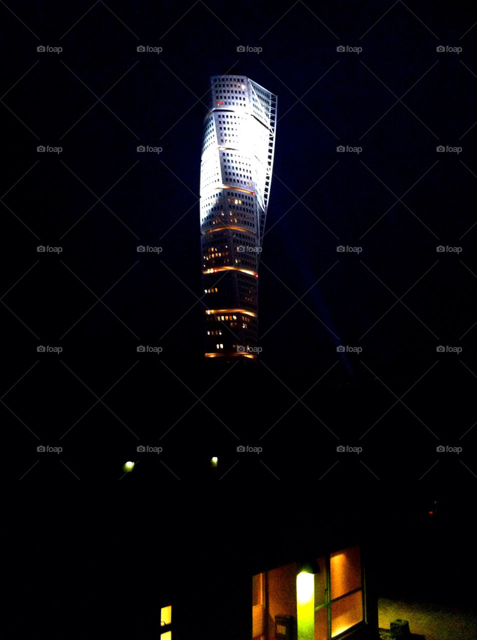 Turning torso by light