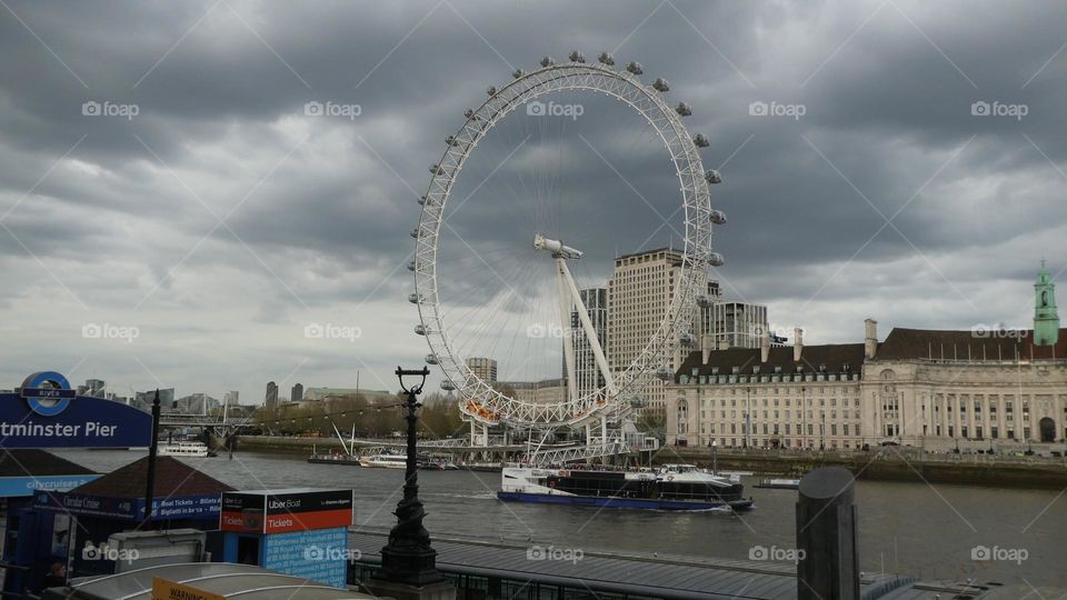 A scenic view over London 