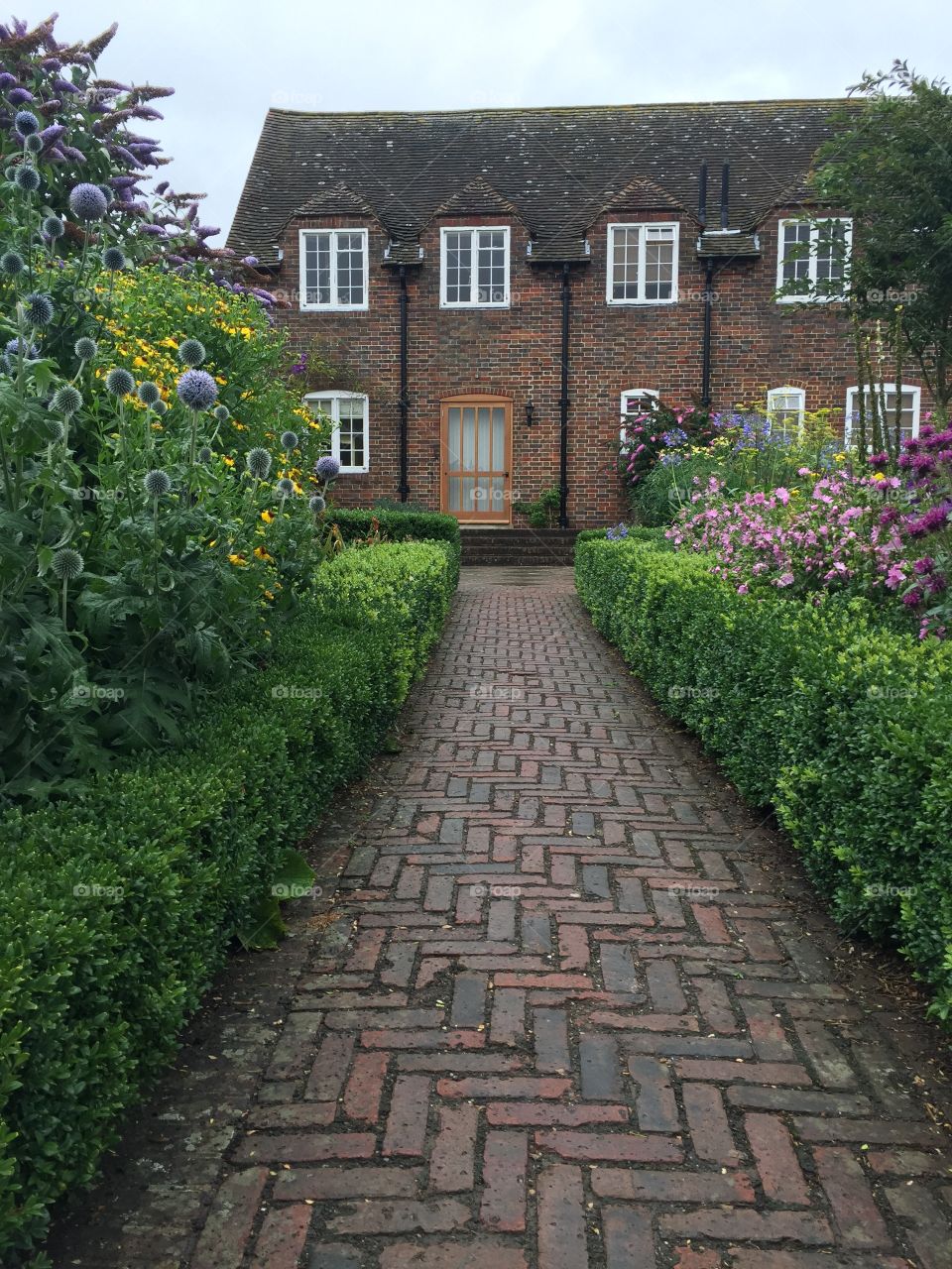 Brick walkway