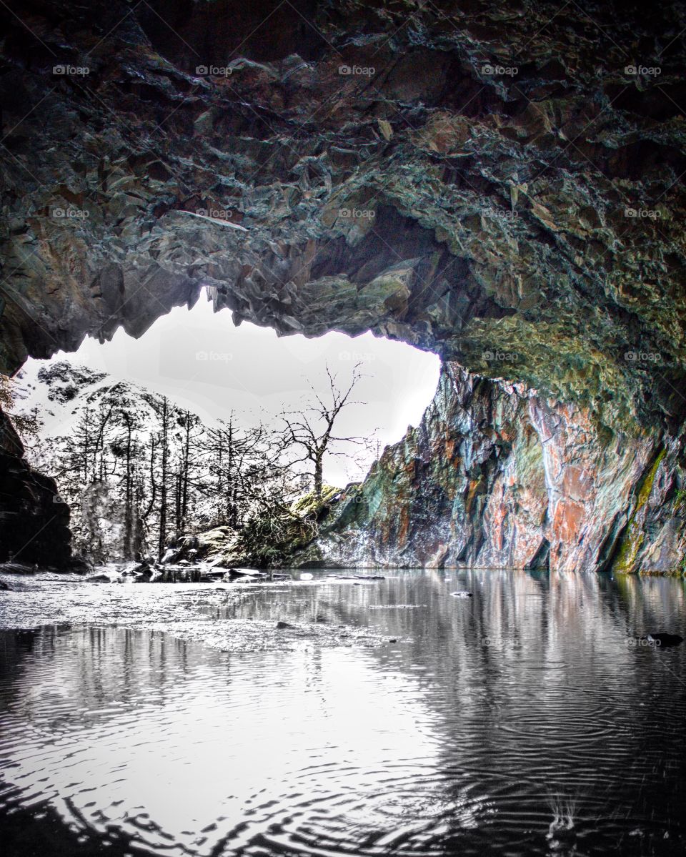 Rydal caves, Lake District, UK