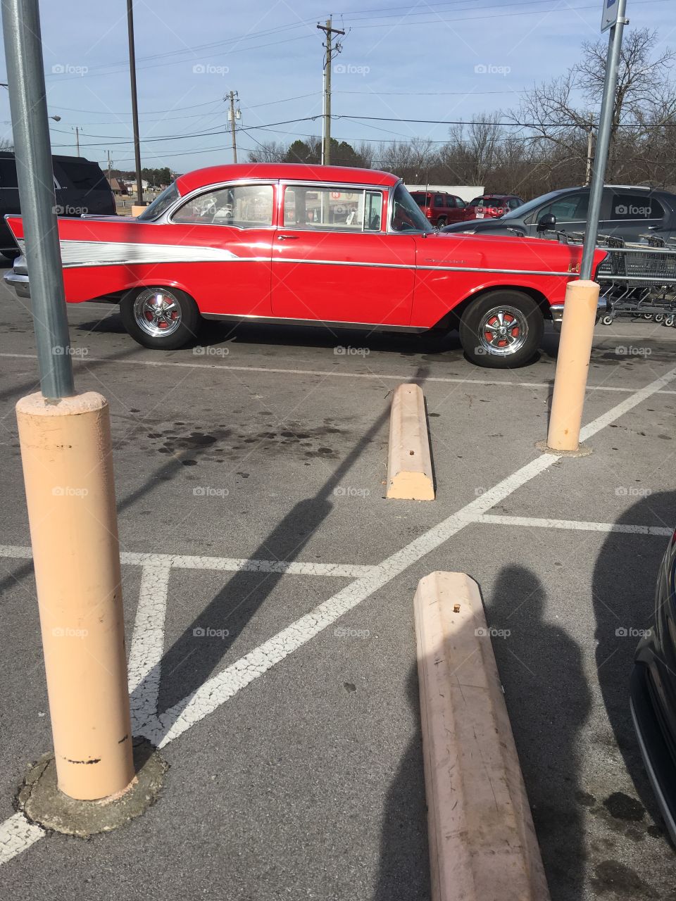 Sweet car at the grocery store. Santa I want this for Christmas please!! Let’s ride.