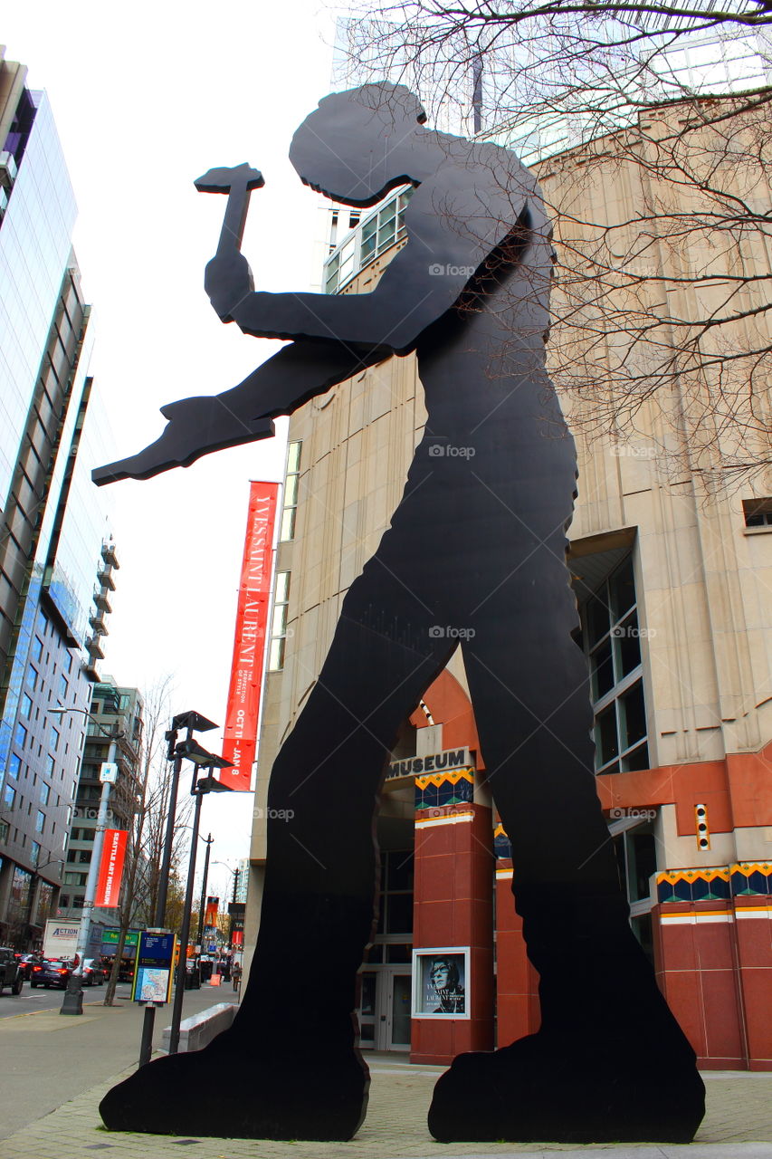 Hammering Man -Seattle 