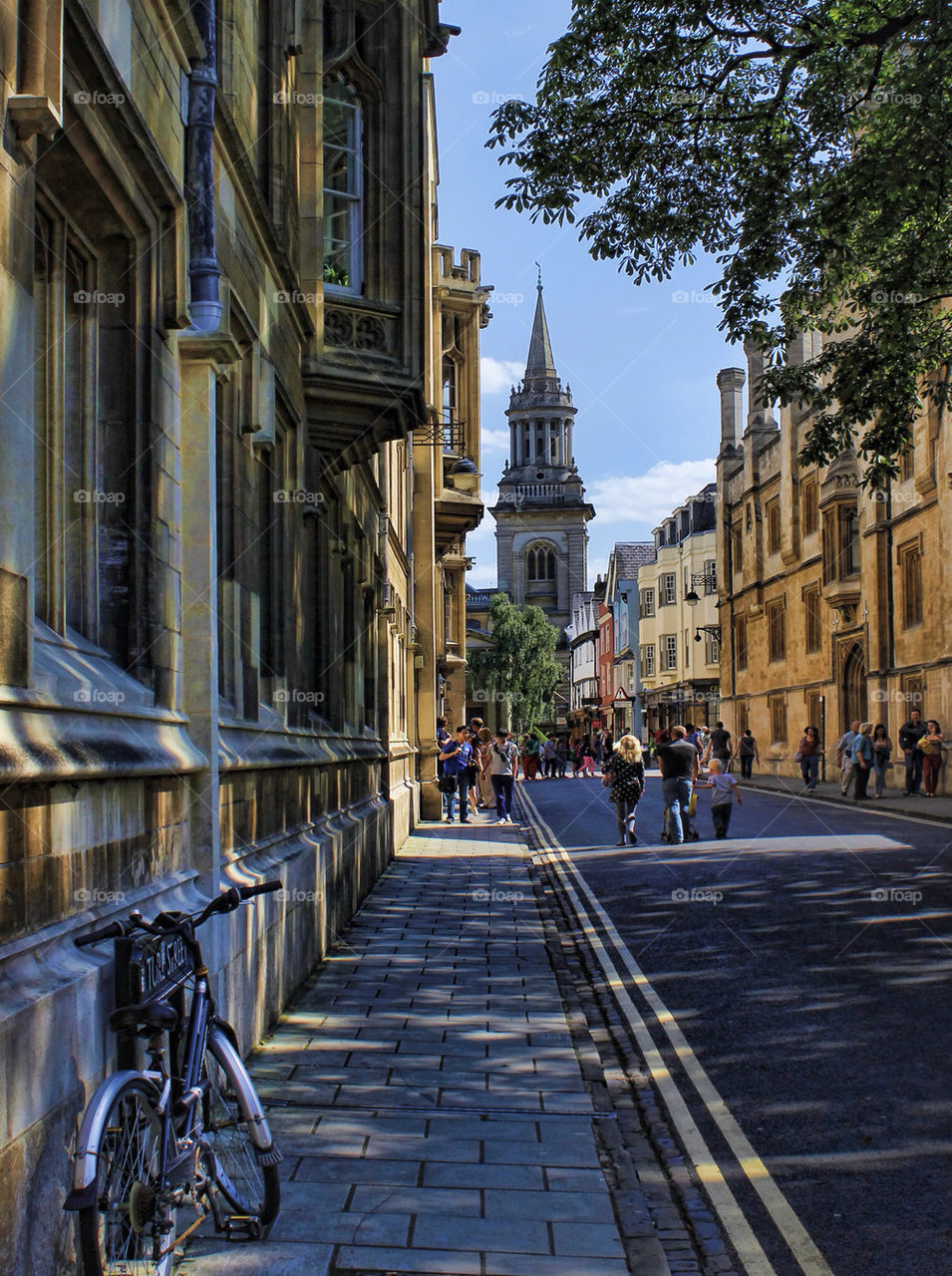 bicycle summer buildings old by chris7ben