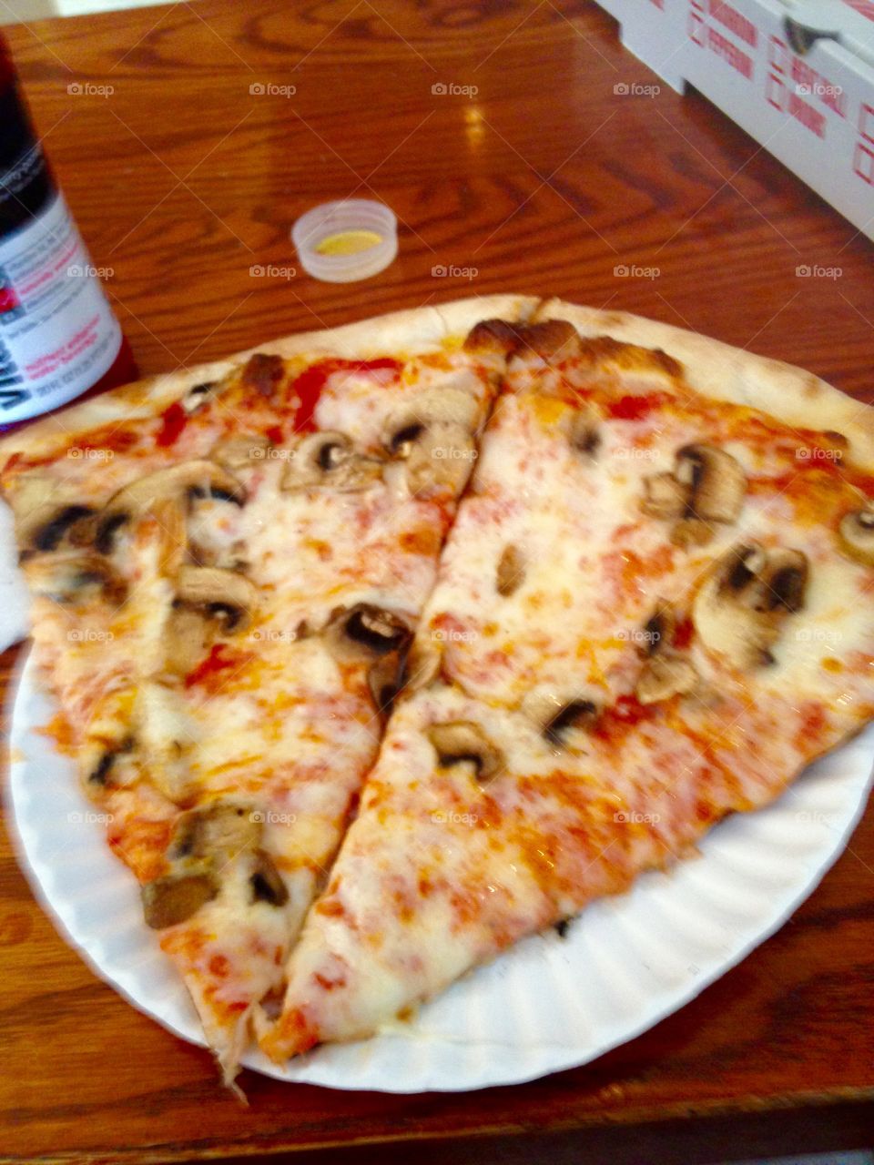 The best Mushroom pizza from Manville Pizzeria