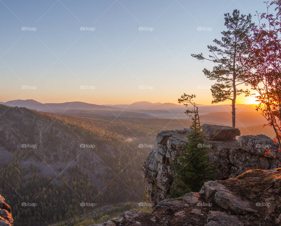 dawn in the highlands