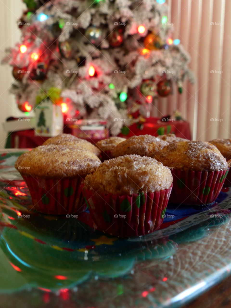 Mini muffins close-up