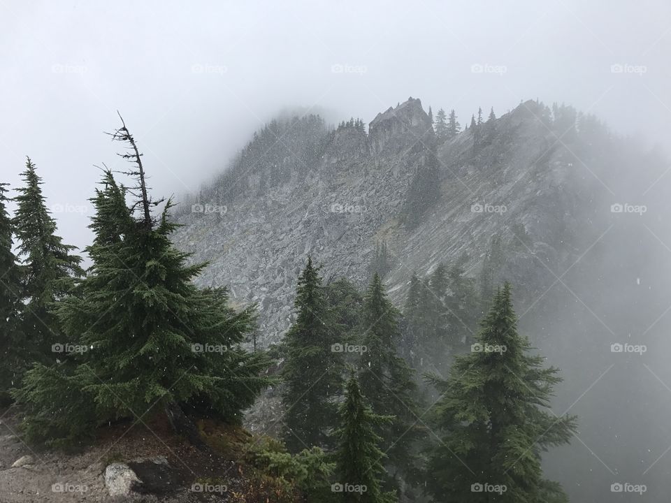 View from Beckler peak in Washington state