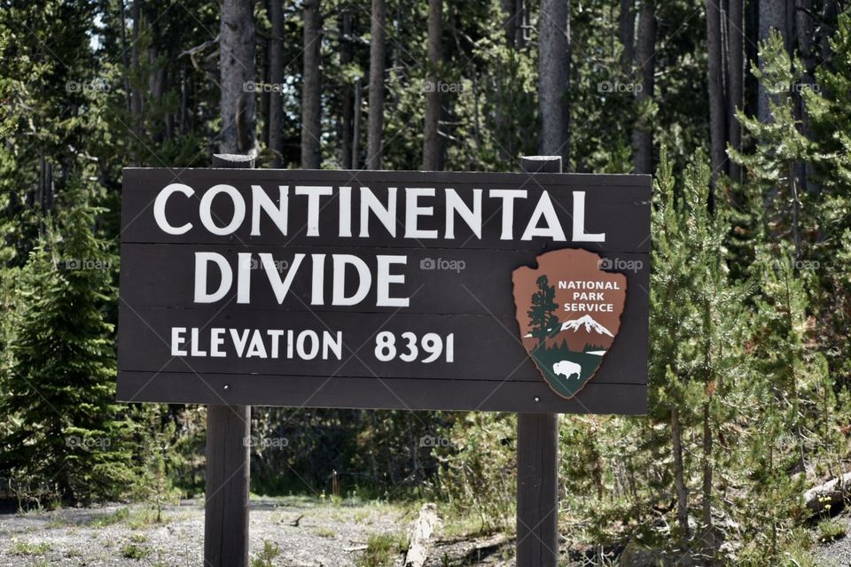 Yellowstone Continental Divide 