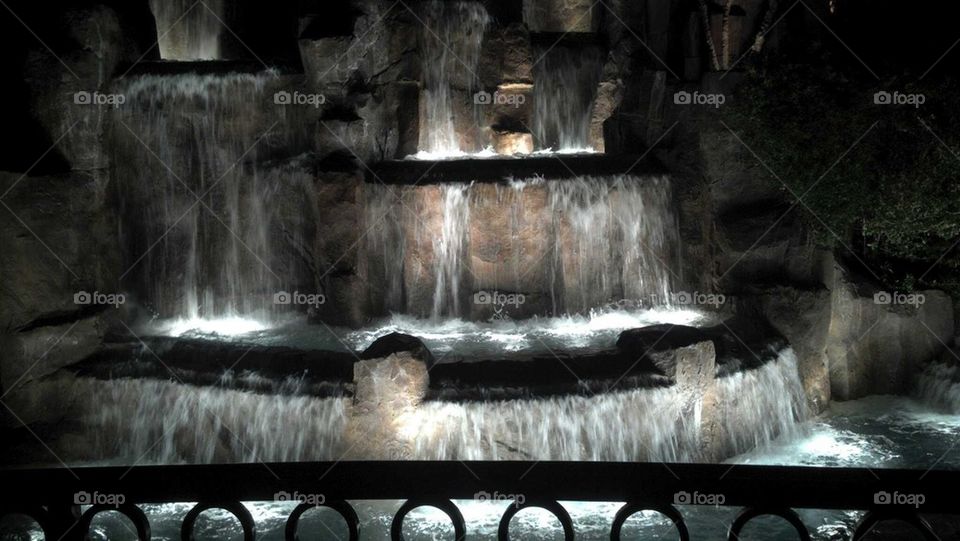 The waterfall 