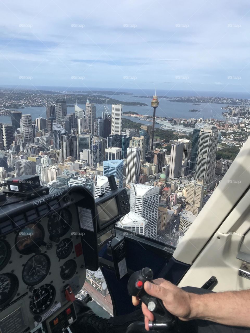 On top of Sydney city