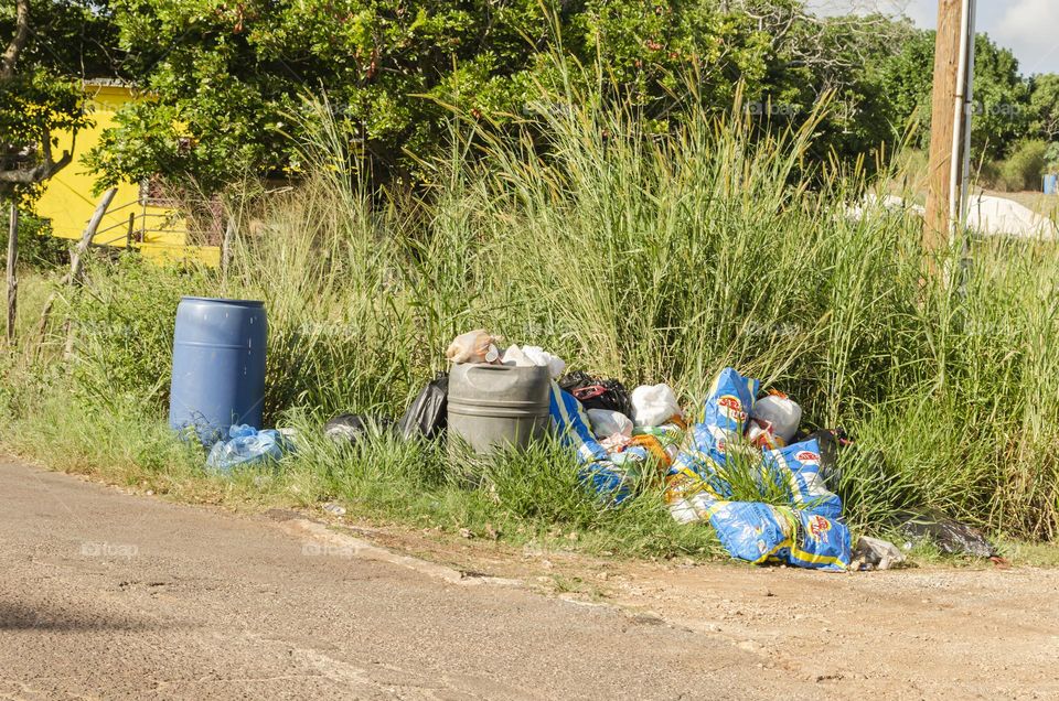 Garbage At Roadside