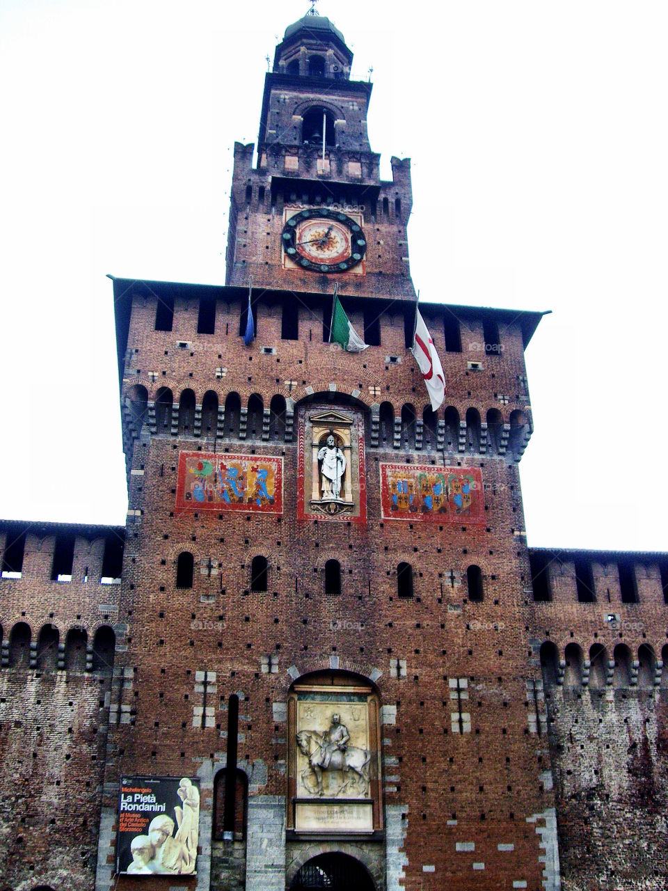 Torre del Filarete, Castillo Sforzesco. Torre del Filarete, Castillo Sforzesco (Milano - Italy)