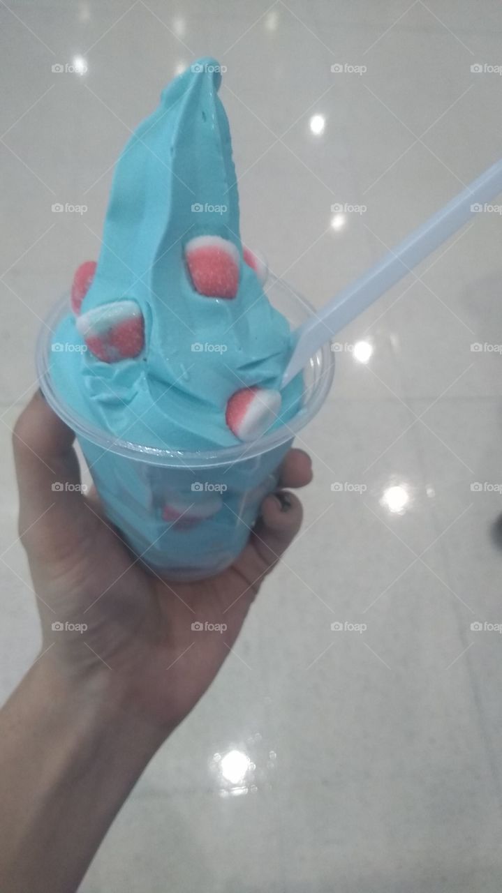 candy blue