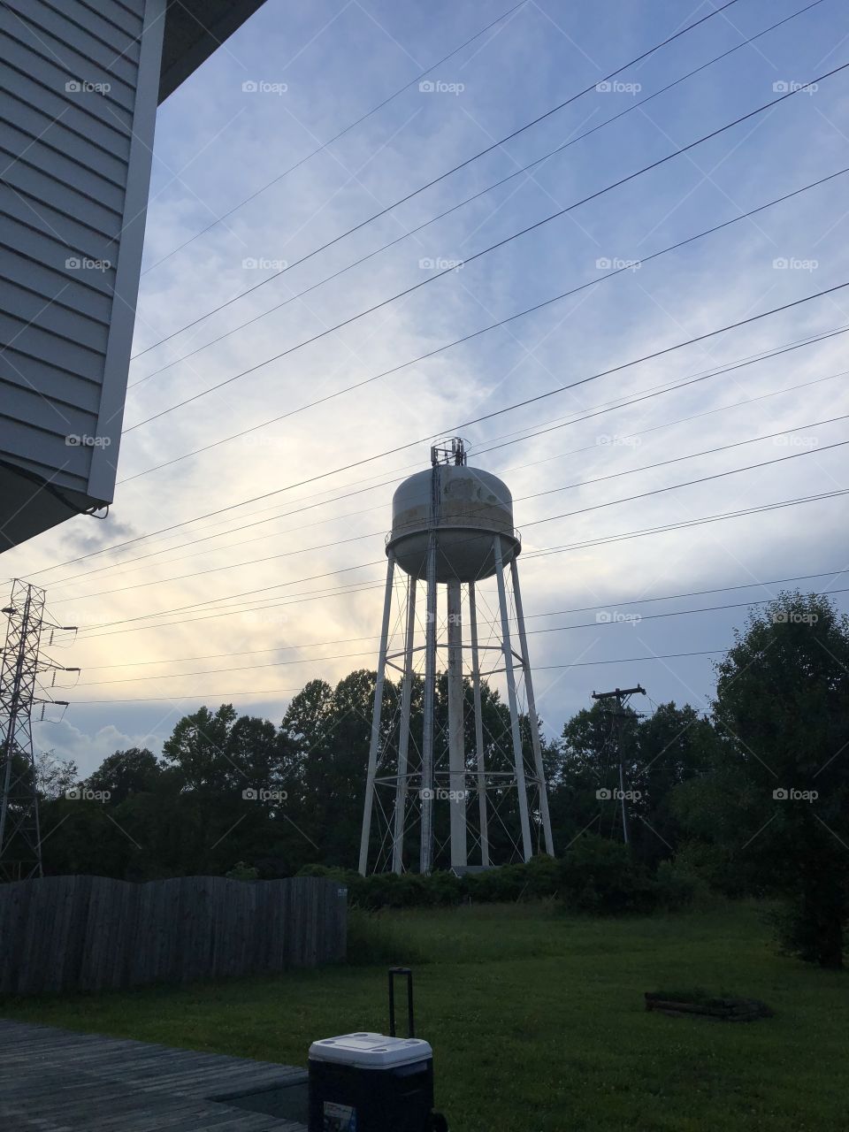 Water tower sky 