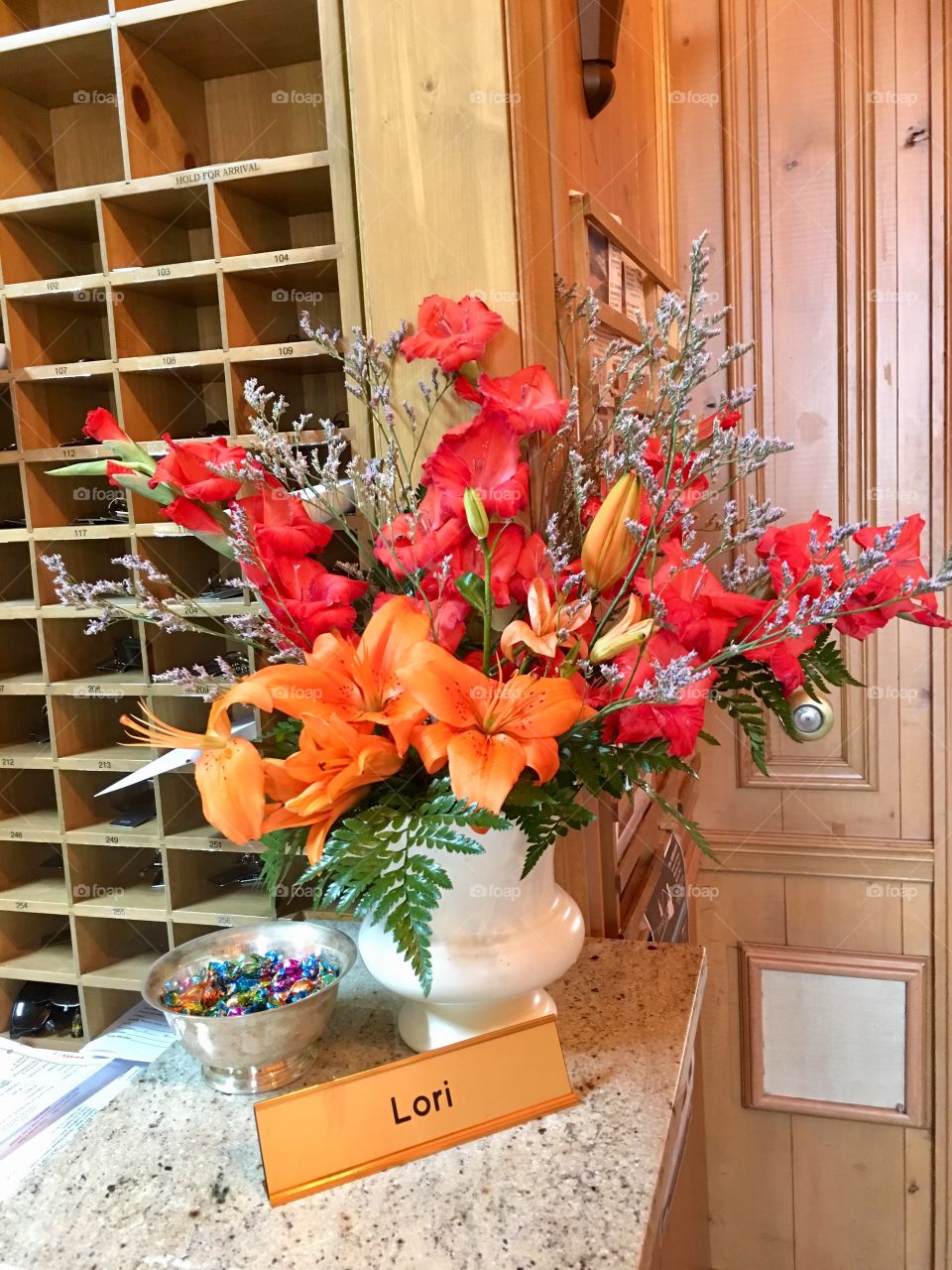Bright Red and Orange Bouquet 