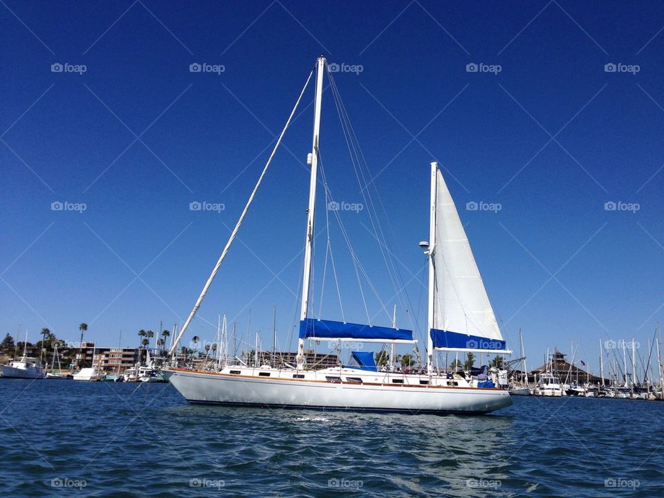 Sailboat at Shelter Island